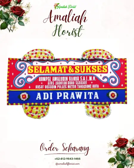 Papan Bunga Ucapan Selamat Pamedaran